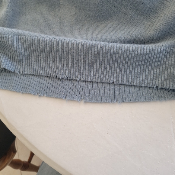 Zadig & Voltaire Med Blue Bolt patch Cashmere Sweater - Picture 6 of 6